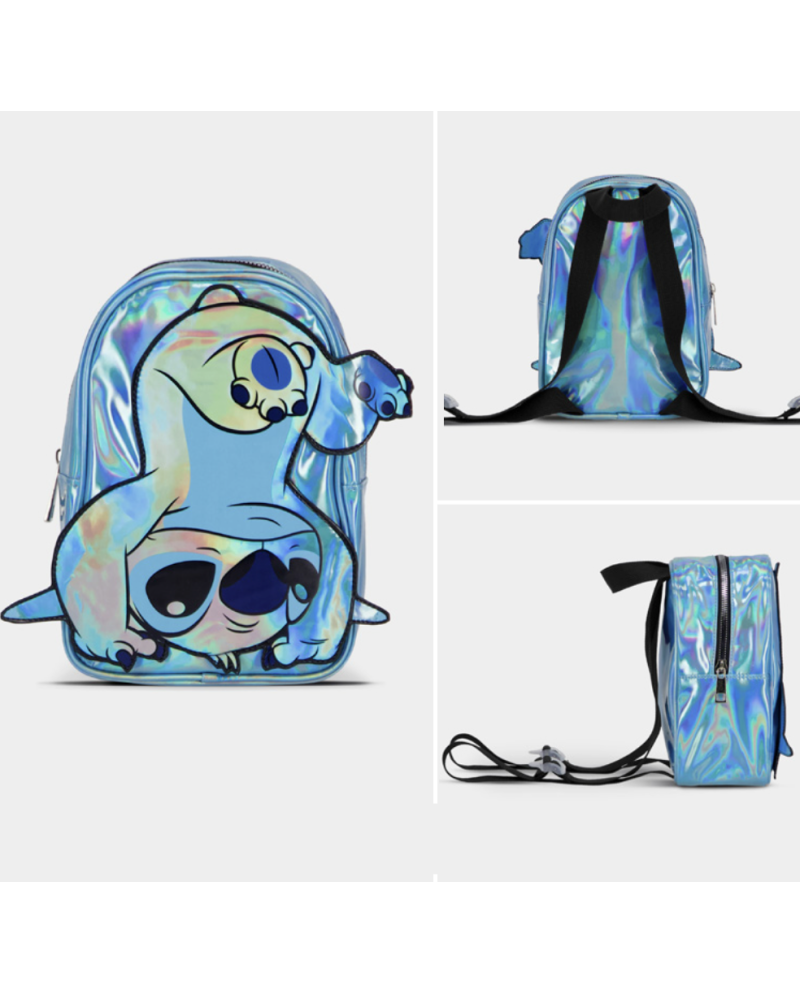 STITCH - Mini Backpack 'Shiny' - 23x 16,5x 9,5cm