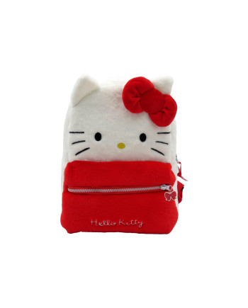 HELLO KITTY - Fur Backpack - 30x14x22cm