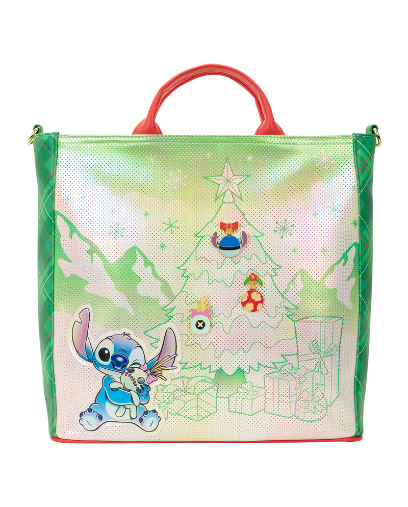 DISNEY - Lilo & Stitch "Holiday" - Tote Bag LoungeFly