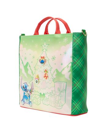 DISNEY - Lilo & Stitch "Holiday" - Tote Bag LoungeFly