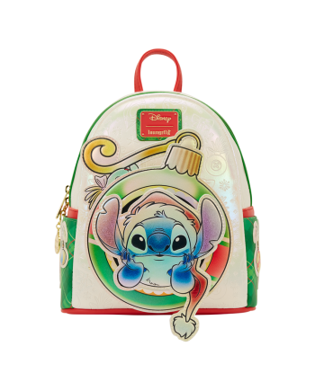 DISNEY - Lilo & Stitch "Holiday" - Mini Backpack LoungeFly