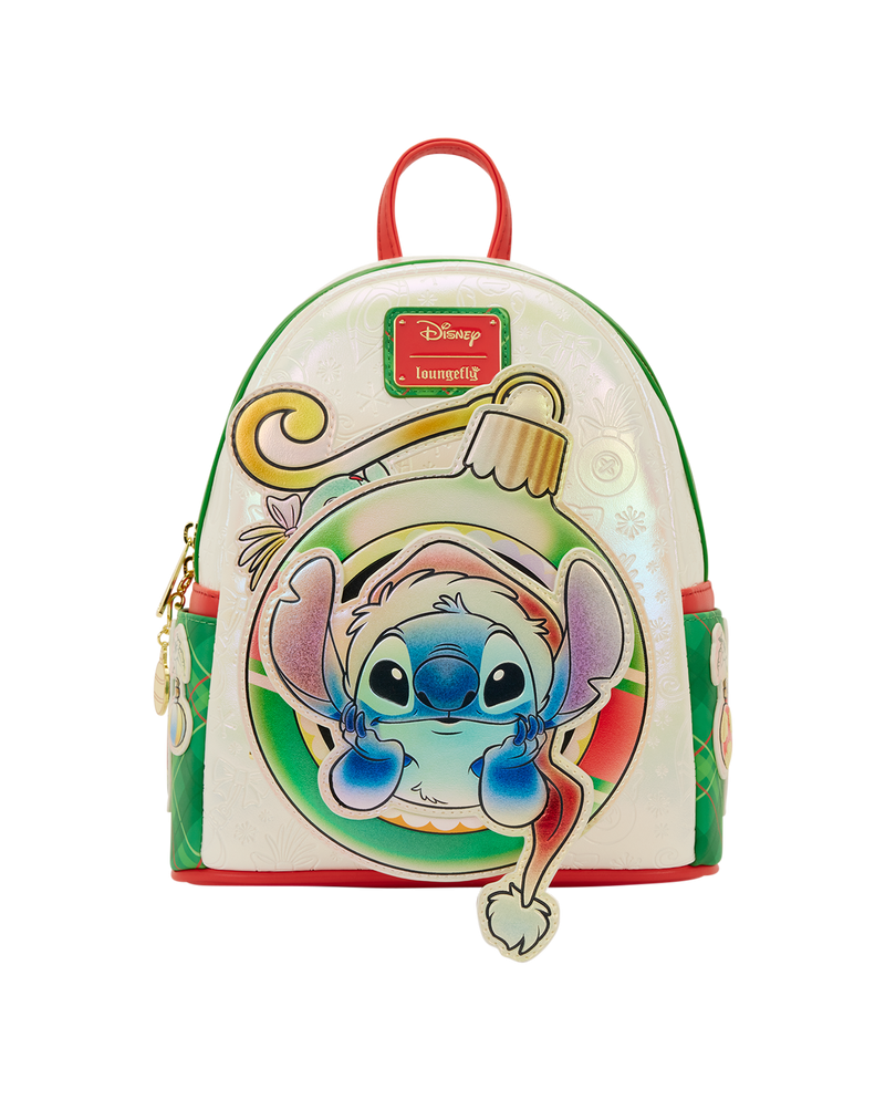 DISNEY - Lilo & Stitch "Holiday" - Mini Backpack LoungeFly