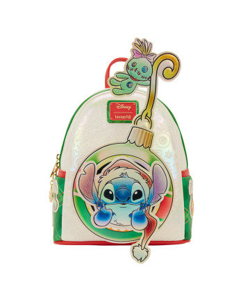 DISNEY - Lilo & Stitch "Holiday" - Mini Backpack LoungeFly