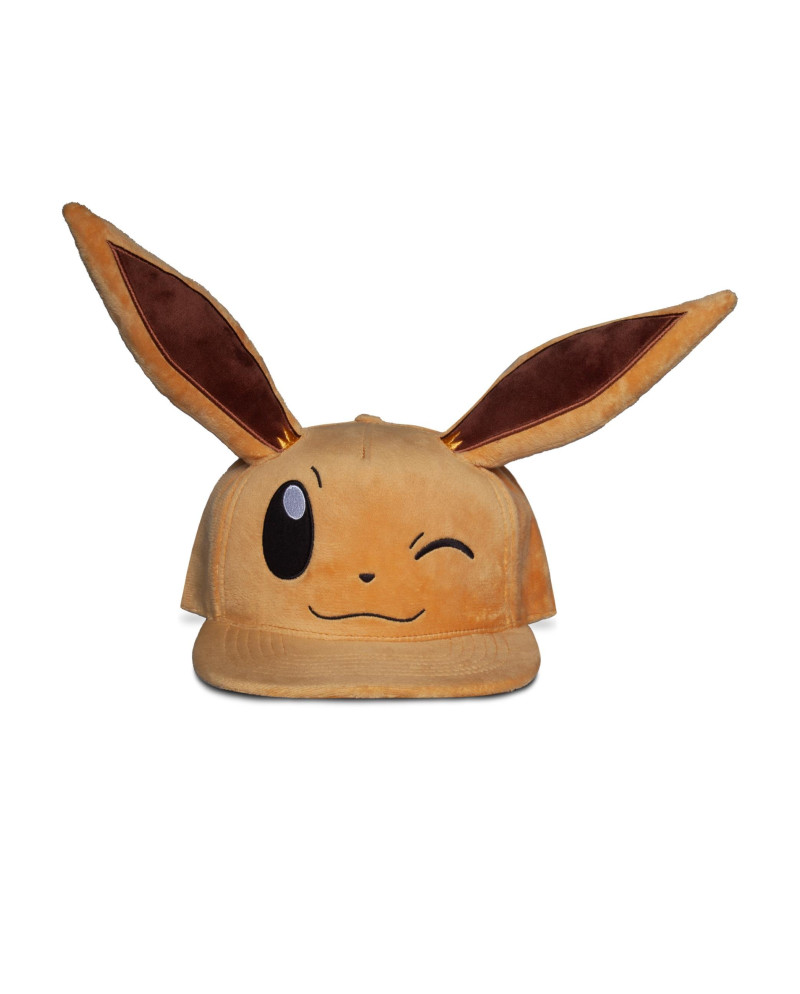 POKEMON - Eevee Winking - Plush Novelty Cap