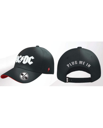 AC/DC - Plug Me In - Baseball Cap "Washed"