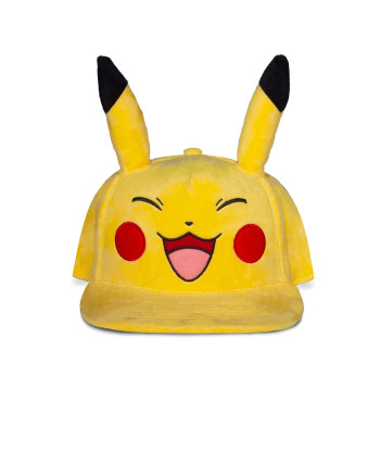 POKEMON - Pikachu Extremely Happy - Plush Novelty Cap
