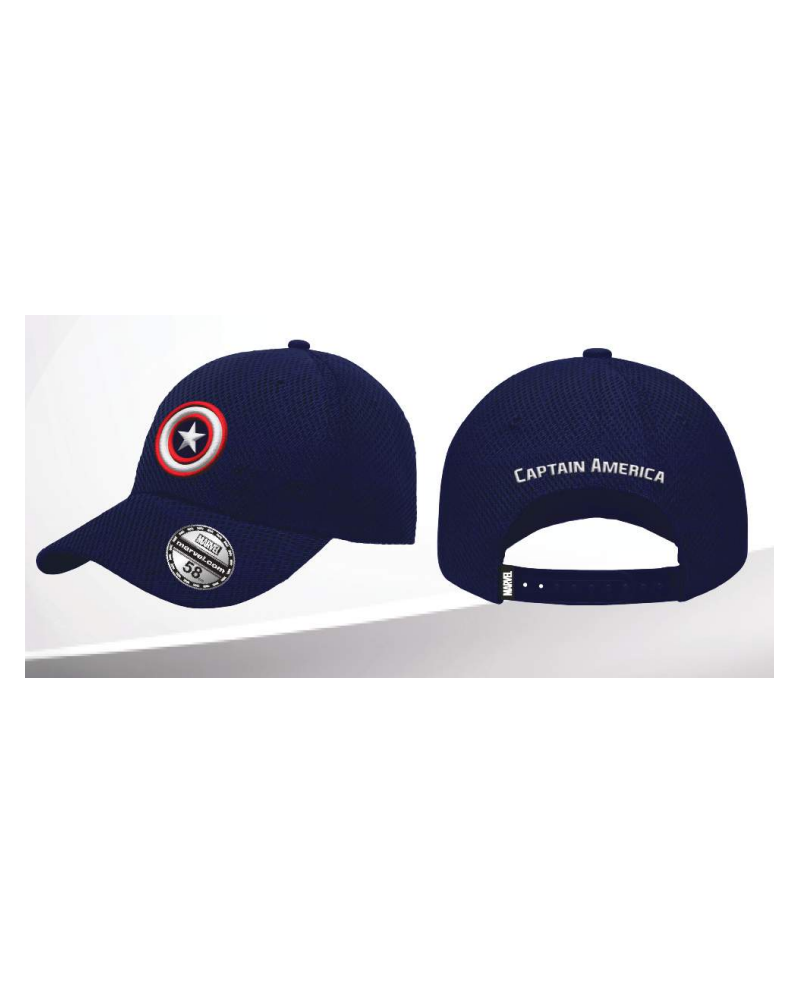 CAPTAIN AMERICA - Logo - Baseball Cap "Honey Comb"