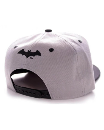 DC COMICS  - Batman Logo/Text - Grey/Black Cap