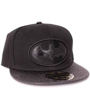 BATMAN - Cap Leather Logo