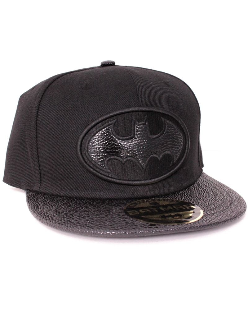 BATMAN - Cap Leather Logo