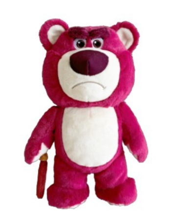 TOY STORY - Lotso with walking stick - Plush 25 cm