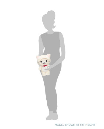 KORILAKKUMA WHITE CAT - Medium Plush 33cm