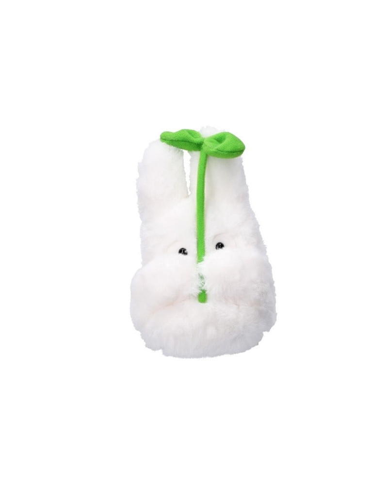 MY NEIGHBOUR TOTORO - White Totoro with leaf - Nakayoshi Plush