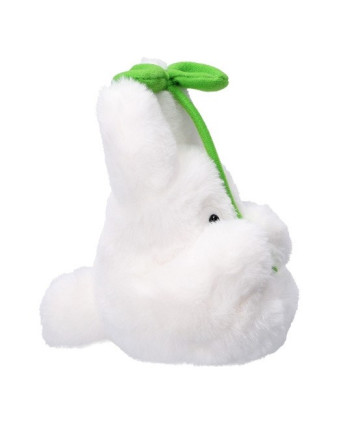 MY NEIGHBOUR TOTORO - White Totoro with leaf - Nakayoshi Plush