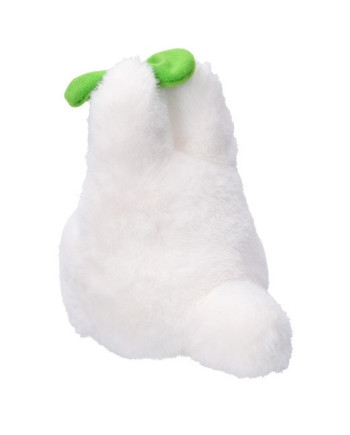 MY NEIGHBOUR TOTORO - White Totoro with leaf - Nakayoshi Plush