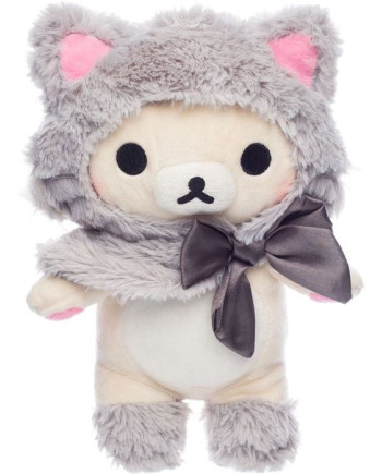 KORILAKKUMA GREY CAT - Small Plush 20cm