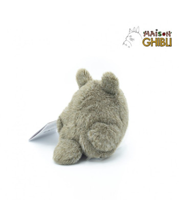 MY NEIGHBOR TOTORO - Grey Totoro Lying Down - Fluffy Beanbag Plush 7cm