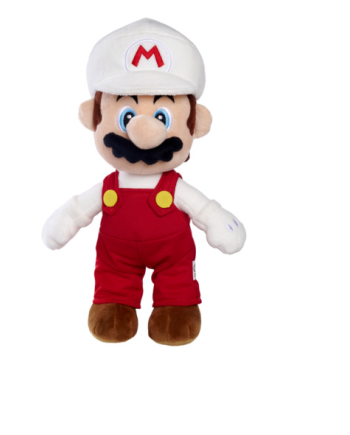 SUPER MARIO - Fire Mario - Plush Toy 30cm