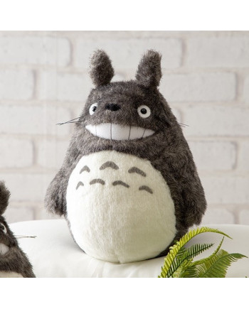 MY NEIGHBOUR TOTORO - Grey Totoro Smiling - Acrylic Plush M