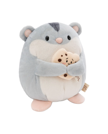 SUPER MOCHIE - Hamster Shai with Cookie - Plush 16cm