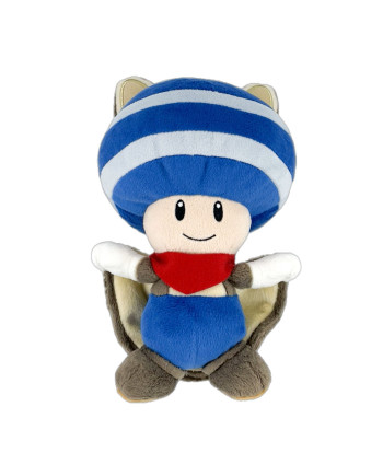SUPER MARIO - Flying Squirrel Blue Toad - Plush 21cm