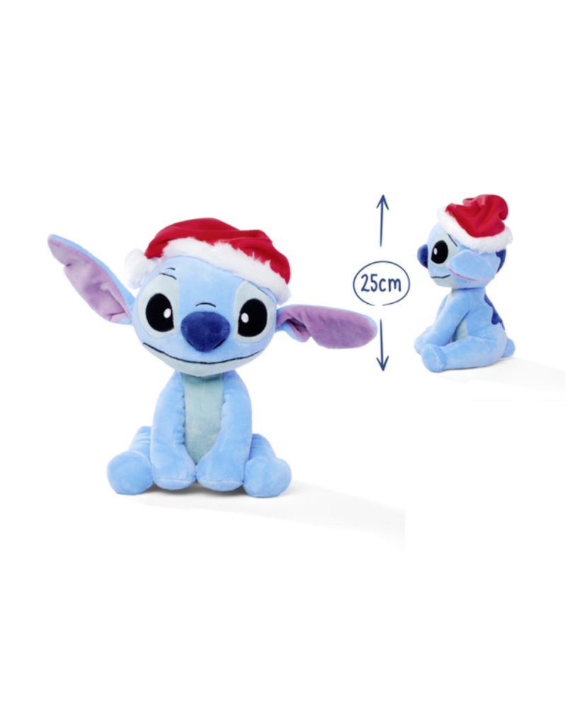 STITCH with Xmas Hat - Plush 25cm