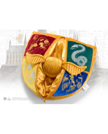 HARRY POTTER - Hogwarts's Blazon and Golden Snitch - Plush 36cm