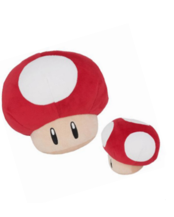 SUPER MARIO - Super Mushroom - Plush 16cm