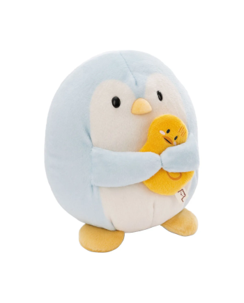 SUPER MOCHIE - Penguin Waddle with duck - Plush 16cm