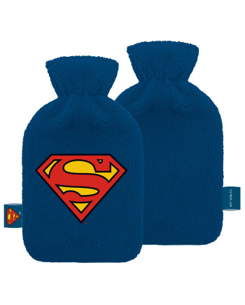 SUPERMAN - Logo - Plush & Embrosed Hot-Water Botlle