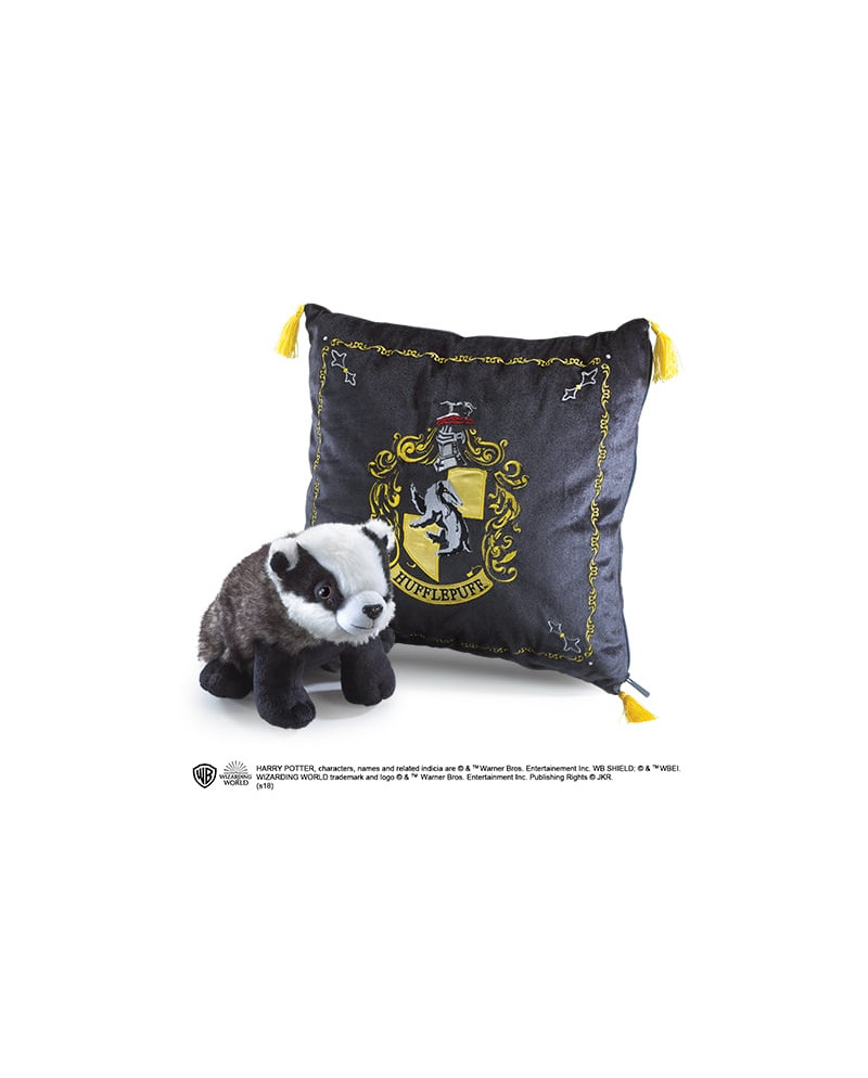 HARRY POTTER - Plush & cushion 34x34 - Hufflepuff