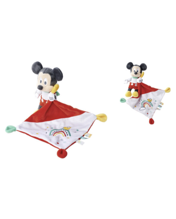 MICKEY - Rainbow - Plush 13 cm + Comforter