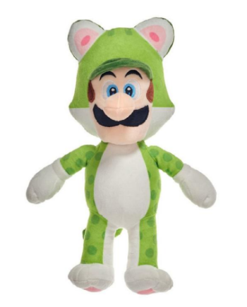 SUPER MARIO 3D LAND - Cat Luigi - Plush 25cm