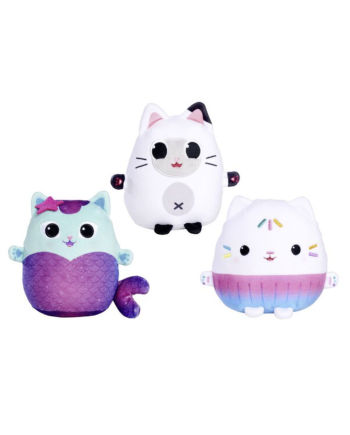 GABBY'S DOLLHOUSE - Squishy - Assortment de 6 Plushs 30cm - 3 Models