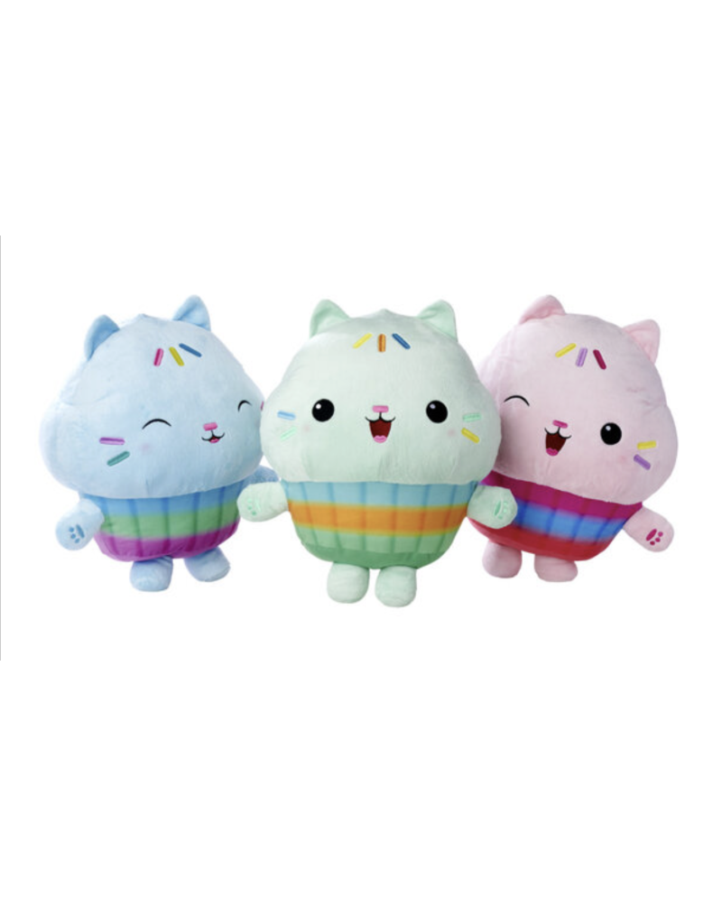 GABBY'S DOLLHOUSE - Cakey - Assortment de 5 Plushs 38cm - 3 Models