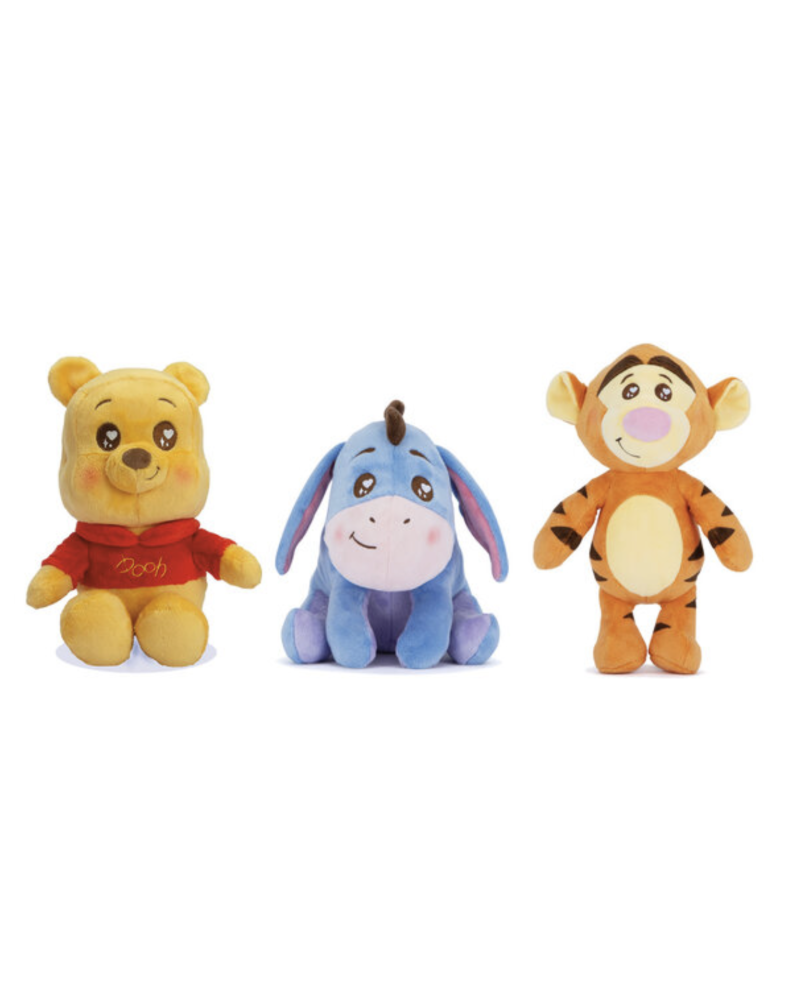 WINNIE & Friends - Kawaii - Assorment of 8 Plushs 25cm - 3 Models