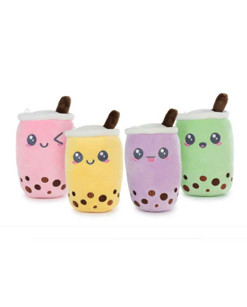 KAWAII - Bubble Tea - Assortment of 8 Plushs 4 Models - 27cm