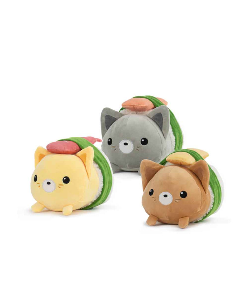 KAWAII - Nekogiri  - Assortment of 6 Plushs 3 Models - 17cm