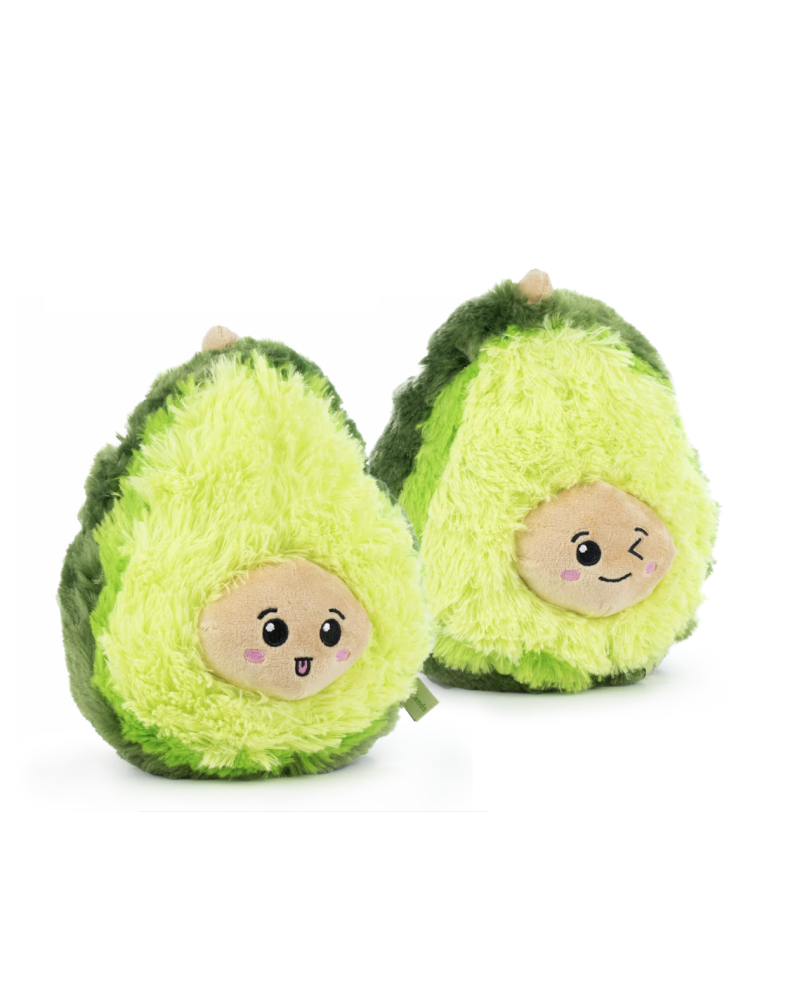 KAWAII - Avocado  - Assortment of 6 Plushs 2 Models - 24cm