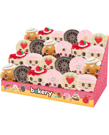 KAWAII - Bakery - Display of 24 Scented Plushs - 6 Models - 8cm