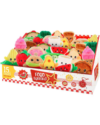 KAWAII - Food - Display of 30 Plushs - 15 Models - 8cm