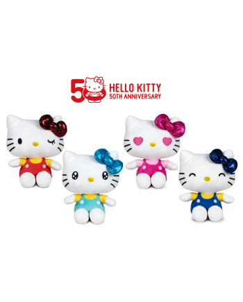 HELLO KITTY - Assortment of 12 Plushs - 4 Models - 16cm