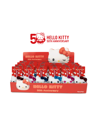 HELLO KITTY - Assortment of 24 Keychain Plushs - 4 models- 7cm