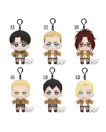 ATTACK ON TITAN - Tomonui Plush Series 2 - Assort 9 Plush 15cm