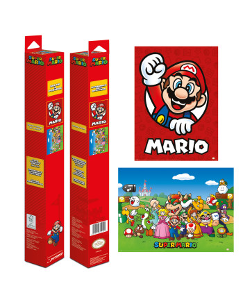 SUPER MARIO - 2 Posters 52 x 38cm Set
