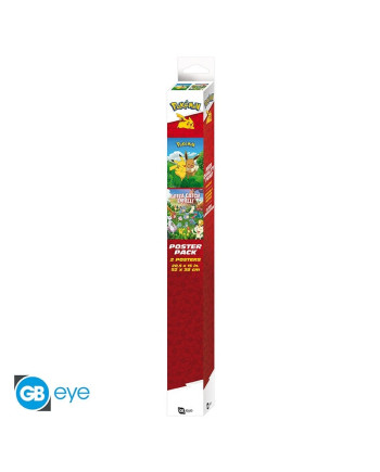 POKEMON - Decorations - Set 2 posters '52x38'