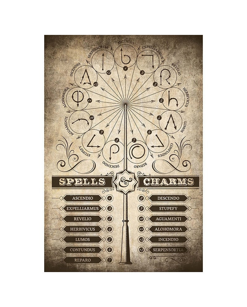 HARRY POTTER - Spells & Charms - Poster 61 x 91cm