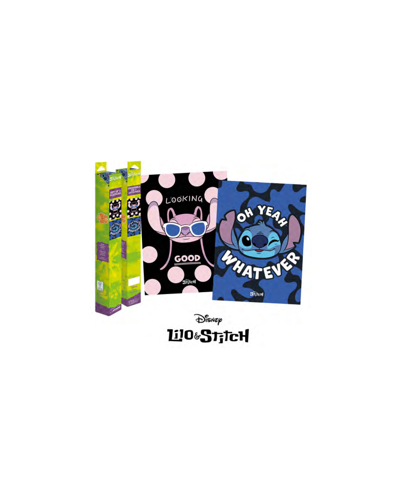 LILO & STITCH - Stitch & Angel - 2 Posters 52 x 38cm Set