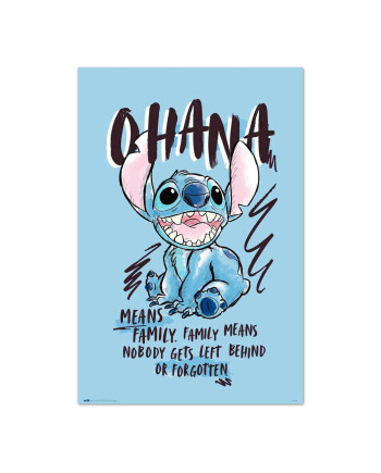 STITCH - Ohana - Poster 61x91cm