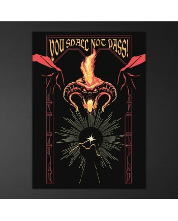 LORD OF THE RINGS - Balrog - 'Gow in the Dark' Poster 50x70cm